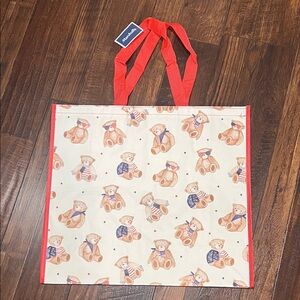 Marshalls Teddy Bear Print USA Tote Bag